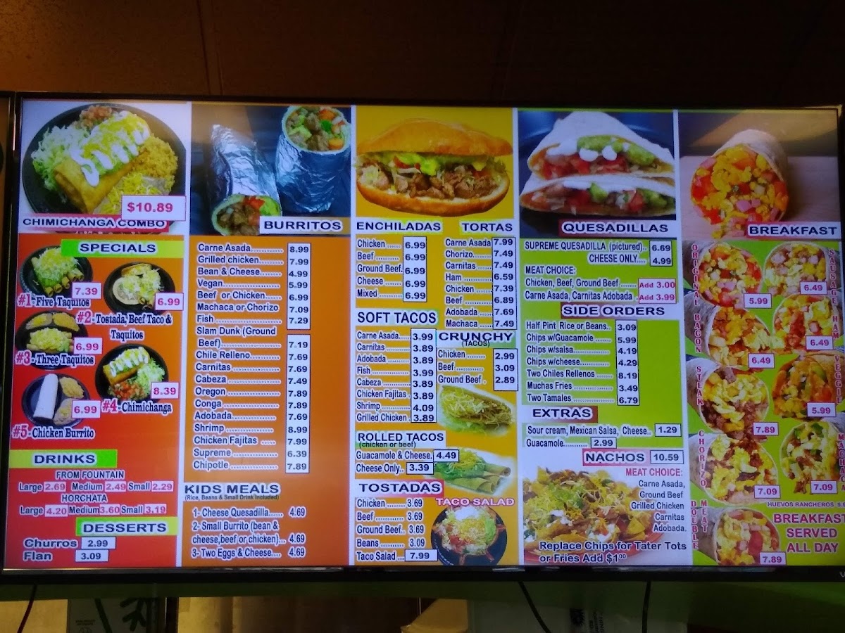 Muchas Gracias Mexican Food Menu - Image 3